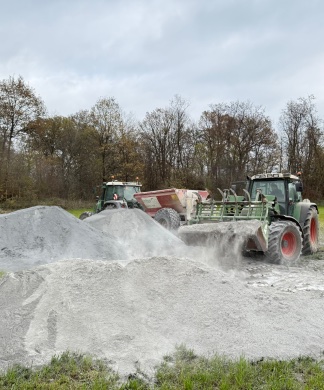 Micronizing basalt logistics